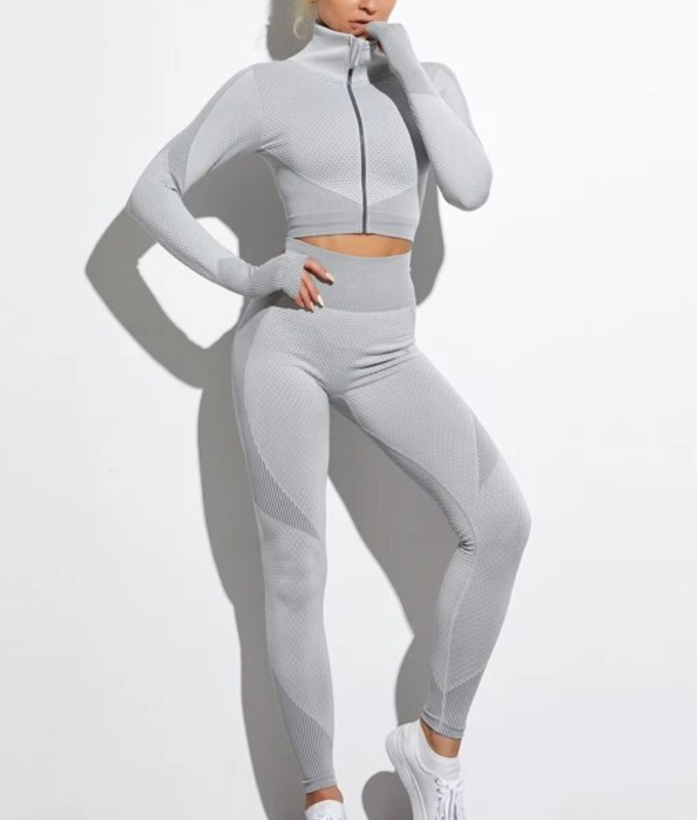 Yoga Basic 2-Piece Seamless Fitness Set