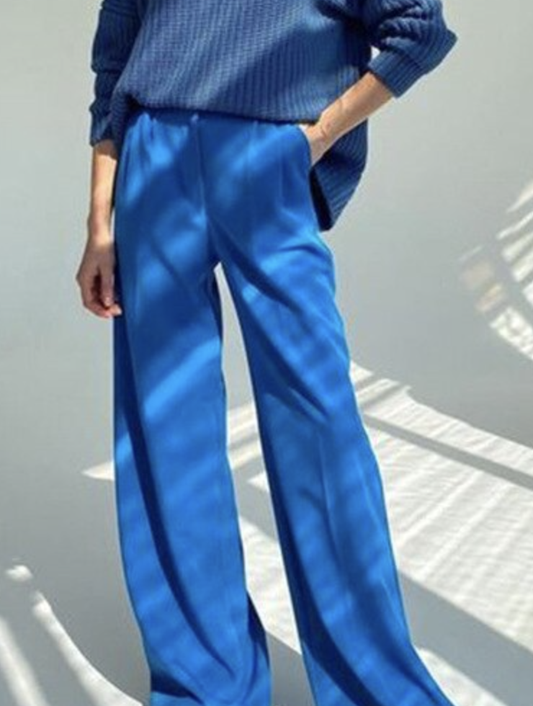 Temperament commuter suit pants women's casual all-match slim straight trousers