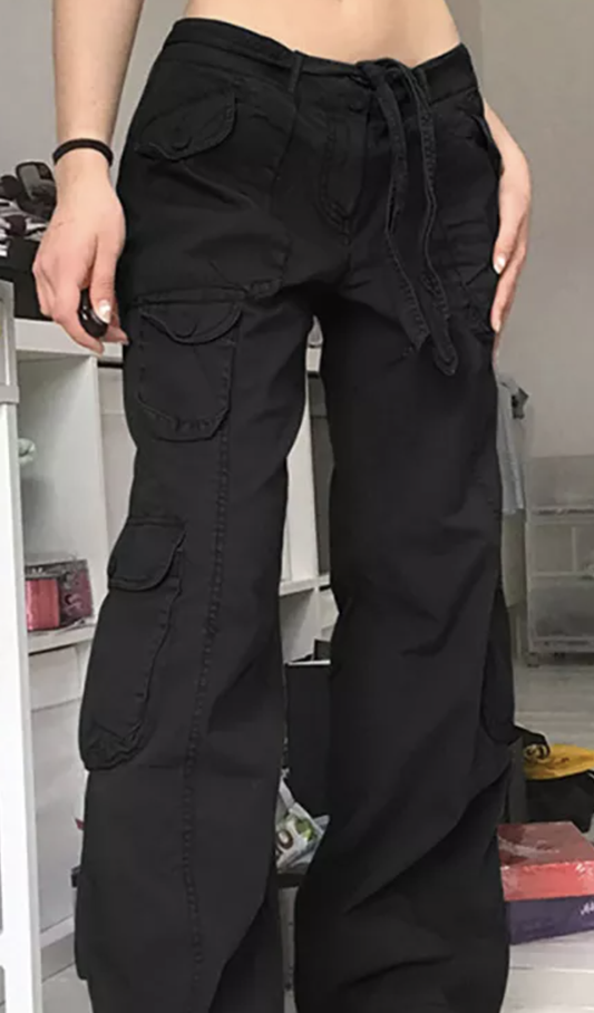 Women's Casual Vintage Workwear Wide Leg Loose Straight Jeans