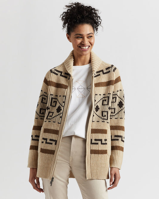 Zipper front Wool Sweater with out of stock variants